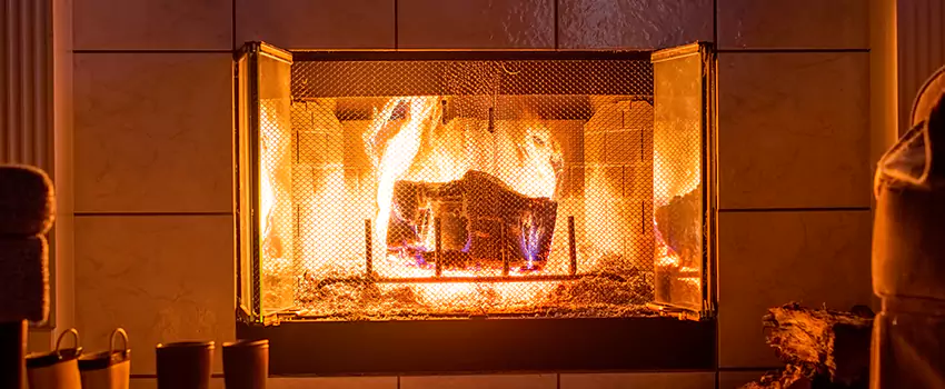 Mendota Hearth Landscape Fireplace Installation in Euclid, Ohio