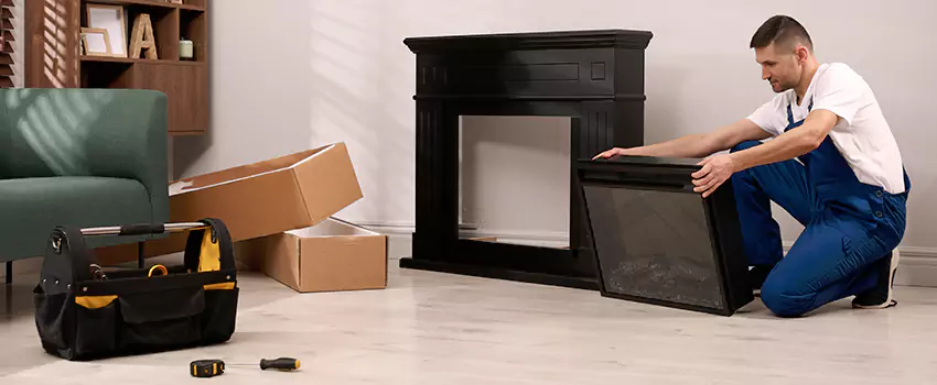 Old Rusted Metal Fireplace Repair And Replacement in Euclid, OH